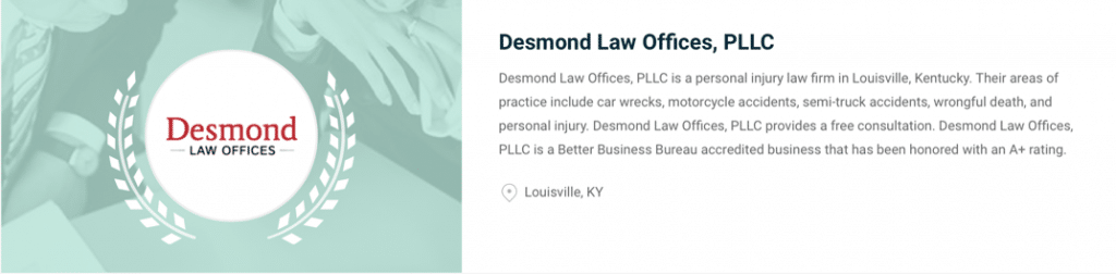 Desmond Law Offices ranks among top car accident attorneys